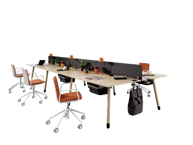 Team-Tisch Büro Team-Tische Schreibtische Wini WINEA TEAMS