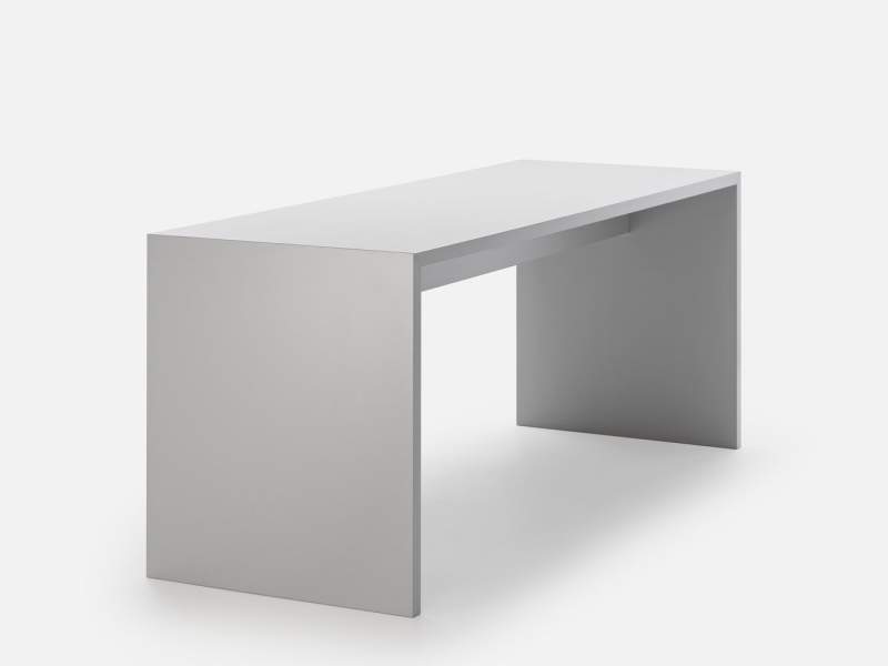 „ZEMP WANGEN Hochtisch in minimalistischem Design – rechteckiger Stehtisch mit glatter Oberfläche, ideal für Büro, Empfang oder Lounge