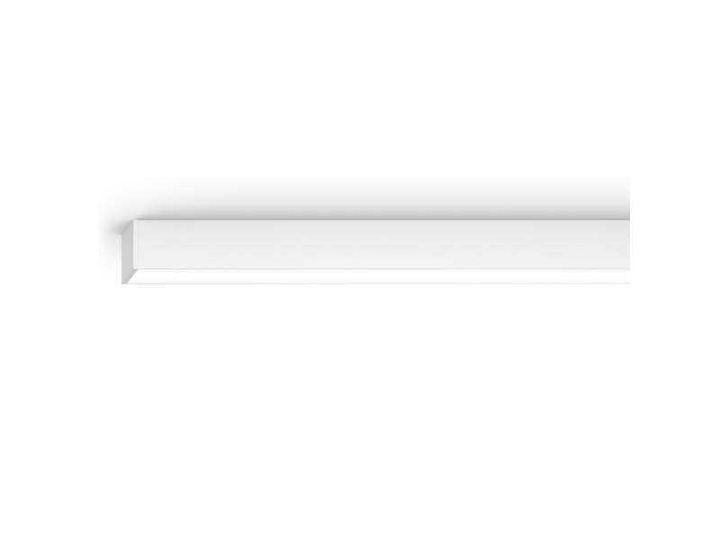 Weiße Profilleuchte XAL BASO 60 IP54 zur Decken- oder Wandmontage, schlankes minimalistisches Design mit Schutzart IP54