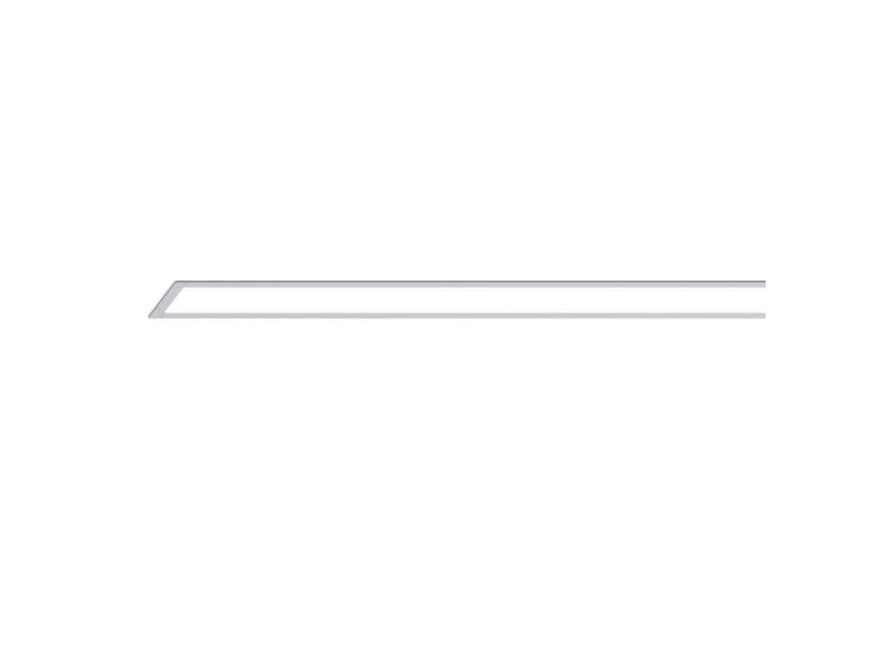 Schlanke Profilleuchte XAL BASO 60 IP54 in Umbragrau, minimalistisches Design für Decken- und Wandmontage