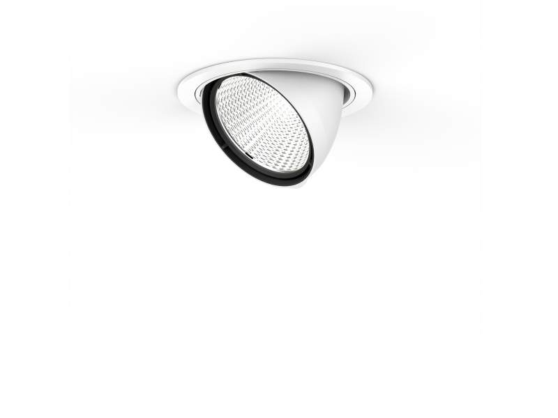 XAL Twist 100 runder LED Einbaustrahler – moderne Deckenleuchte für Büro und Architekturbeleuchtung