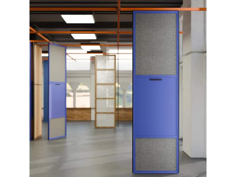 Raumsystem akustik Organisationswand, Büro Raumteiler, Westermann, Trennwand Raumteiler - flomo wall plus