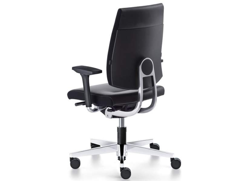 Sedus Bürostuhl Leder schwarz Bürodrehstuhl Sedus, black dot Bürodrehstuhl