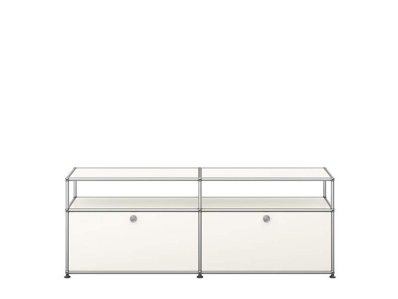 USM Haller Lowboard hoch als vorkonfiguriertes modulares Stauraummöbel