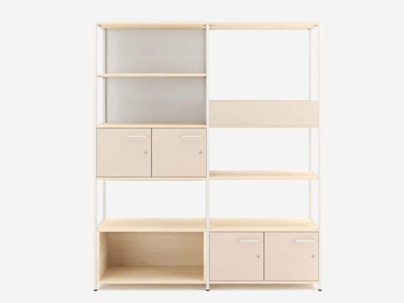Modulares Regalsystem Nowy Styl Aplo für flexible Büroeinrichtungen