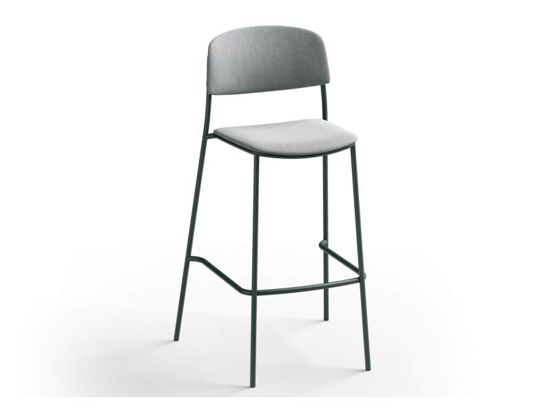 Barhocker Brunner nate s mit Kunststoffsitz und Vierbeingestell