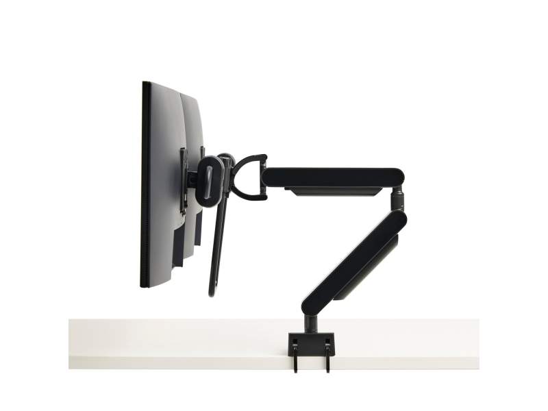 Monitorarm Haworth Belong mit Tischklemme zur flexiblen Positionierung eines Bildschirms