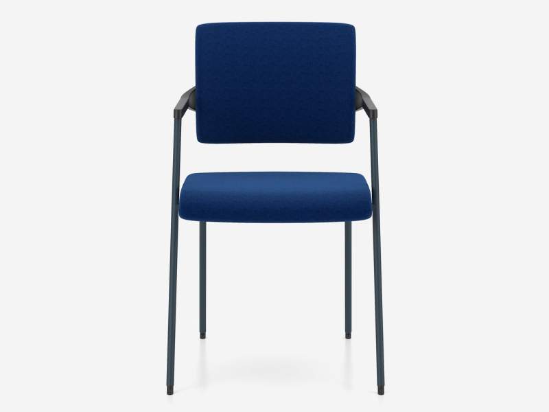 Nowy Styl 2ME Konferenzstuhl mit Armlehnen und gepolsterter Sitzfläche