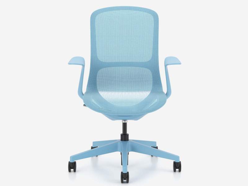 Bürodrehstuhl SOHOS by Nowy Styl Airi mit Full-Mesh-Sitz und Rückenlehne für ergonomisches Arbeiten