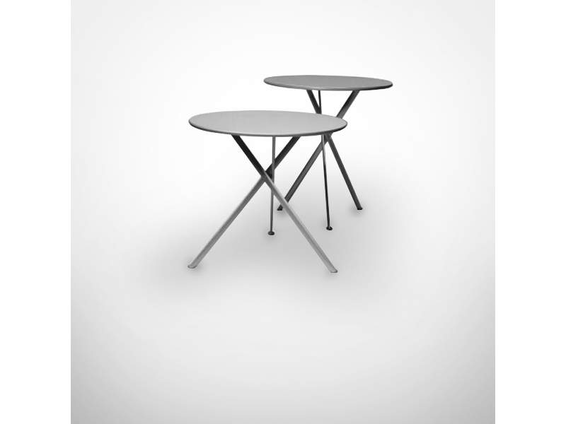 Design Beistelltisch Set rund Beistelltische rund , Radar - adeco, Tripod