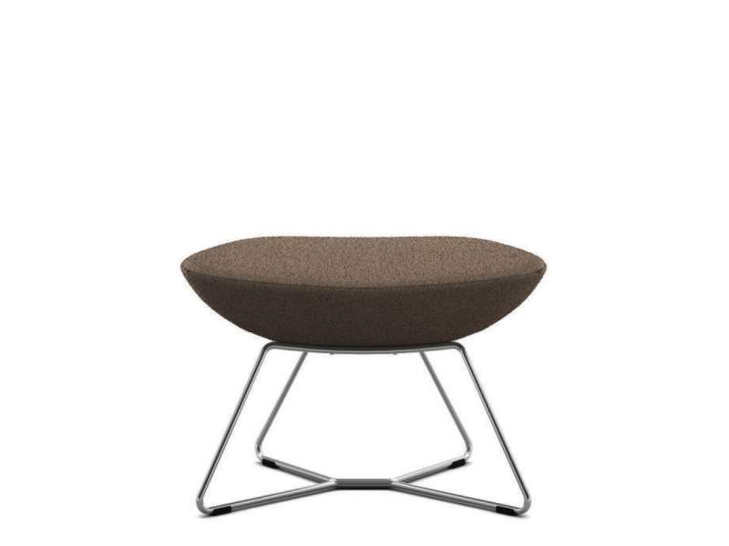 Polsterhocker Wilkhahn Yonda Lounge mit Kufengestell als flexible Sitzergänzung
