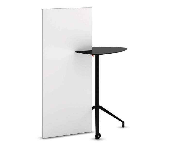 Stehtisch Wilkhahn Confair Next Board-Tisch mit integrierter Whiteboard-Halterung
