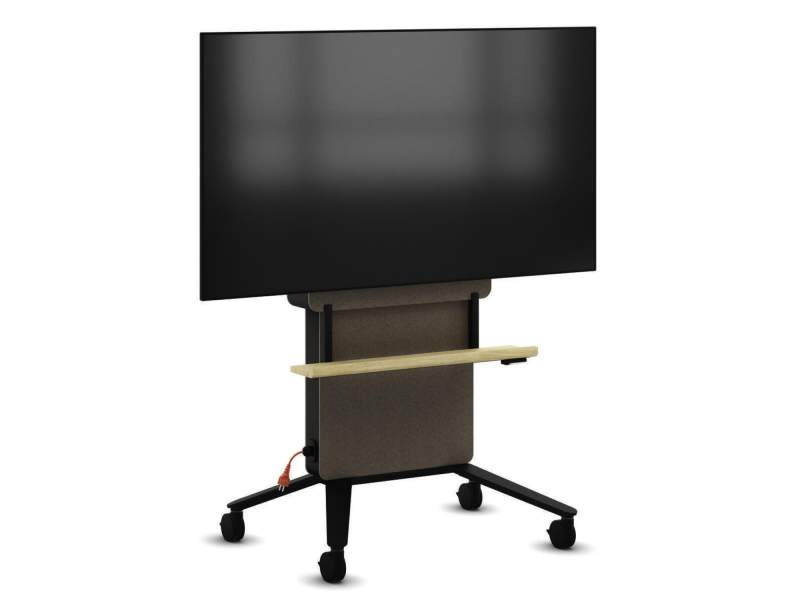Monitorhalterung Wilkhahn Confair Next Display-Rack mobil mit Ablage und Rollen