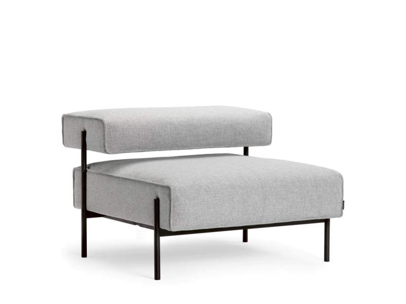 Modulsessel Offecct Lucy mit gepolsterter Rückenlehne für flexible Loungekonfigurationen