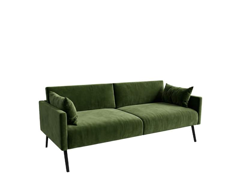 3-Sitzer Sofa Connection Leo mit gefedertem Sitz und losen Rückenkissen