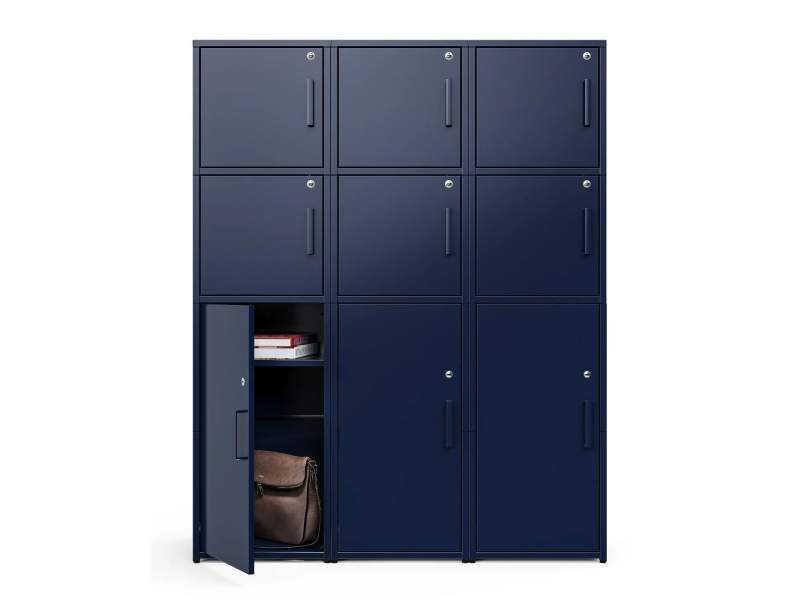 Lockerschrank Embru eQ Locker mit abschließbaren Fächern