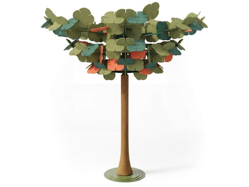 Freistehendes Akustikelement König + Neurath BLOOM.TREE mit weit ausladender organischer Baumkrone