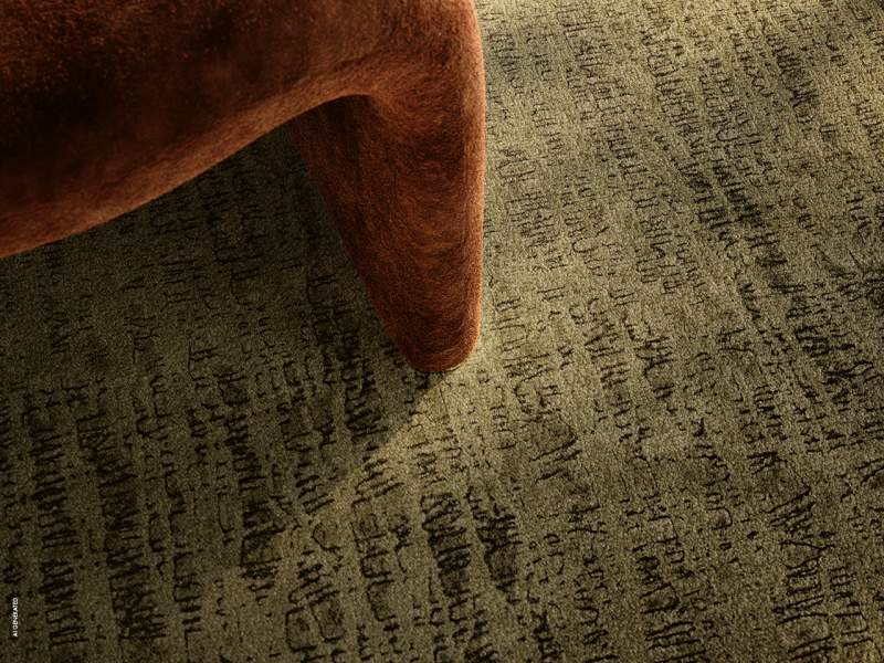 Object Carpet Grain Teppichboden in einer Lounge mit feiner, unregelmässiger Oberflächenstruktur