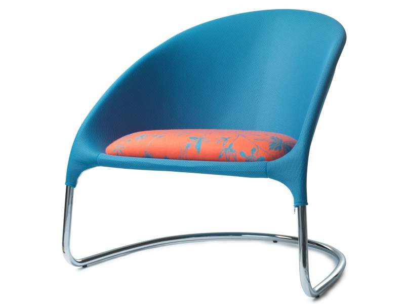 Skandiform Sessel Loungesessel blau Büro Loungemöbel, Skandiform, Sitter L