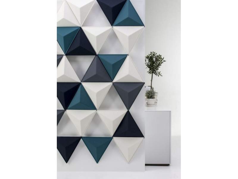 Akustik Wandpaneele blau Design Akustik Büro Akustikelemente, Abstracta, Akustik Elemente Aircone