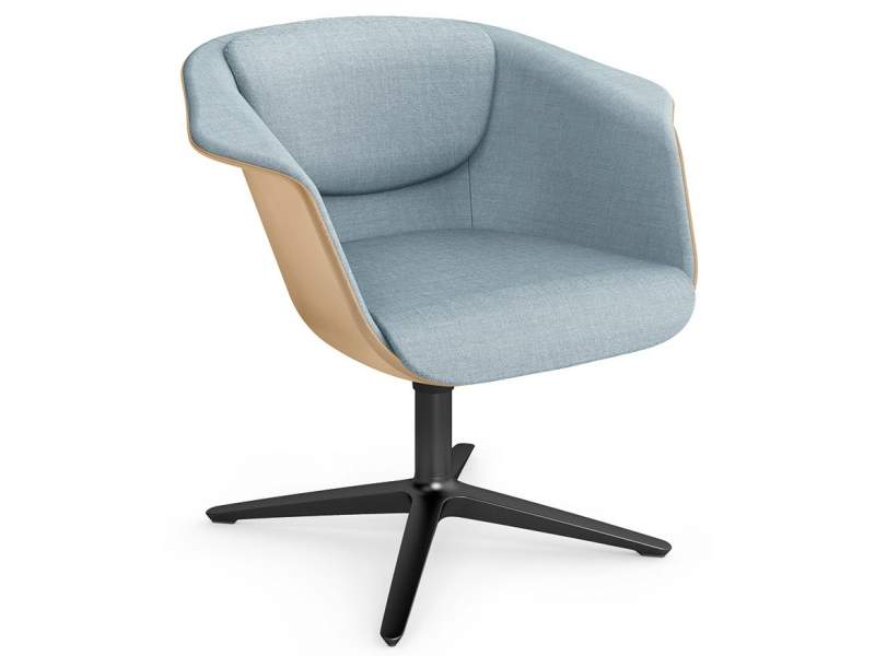 Loungesessel blau Büro Clubsessel Design Loungemöbel Sedus, sweetspot