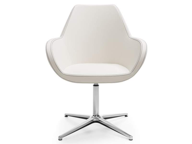 Loungesessel weiß Büro Clubsessel Design Loungemöbel,, profim, Fan