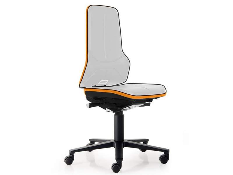 Bimos Stühle ergonomische Bürostühle grau orange, Bimos (Interstuhl), ESD Neon