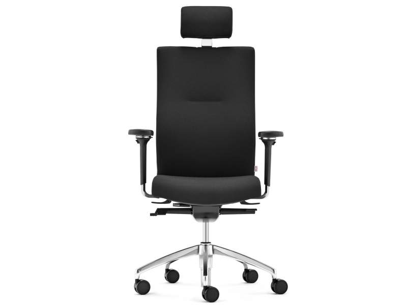 Bürostuhl schwarz Bürodrehstuhl mit Armlehnen Drehstuhl Büro, fm Büromöbel, Startup2
