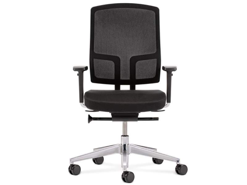 Drehstühle Büro schwarz Bürostühle mit Armlehnen, fm Büromöbel, NetGo