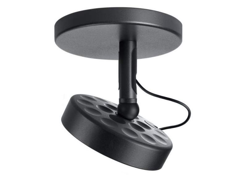 Schwarze Deckenlampe modern Spots Büroleuchte LED, Belux, U-TURN Deckenleuchte