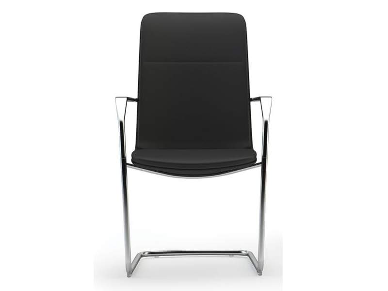 Besucherstuhl schwarz Besucherstühle Freischwinger  Konferenzstuhl calder Orangebox