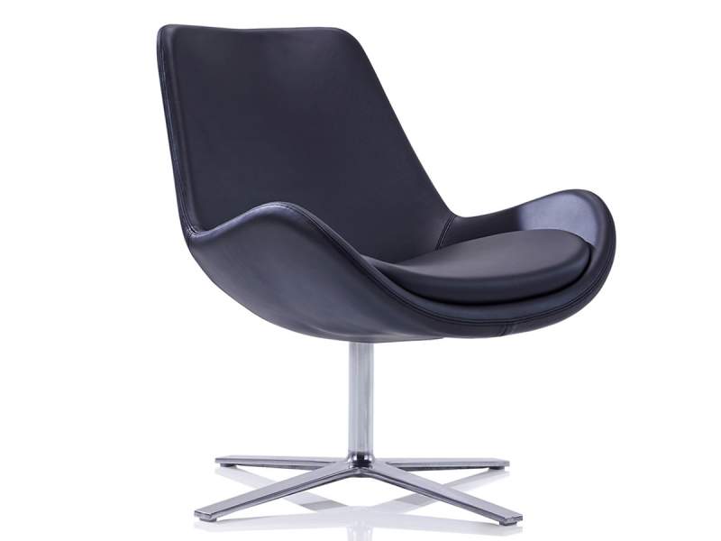 Loungesessel schwarz Büro Clubsessel Design Loungemöbel avi Orangebox