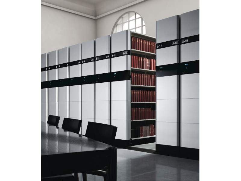 Archivschrank fahrbar Regalschrank, compactus, Shade Design