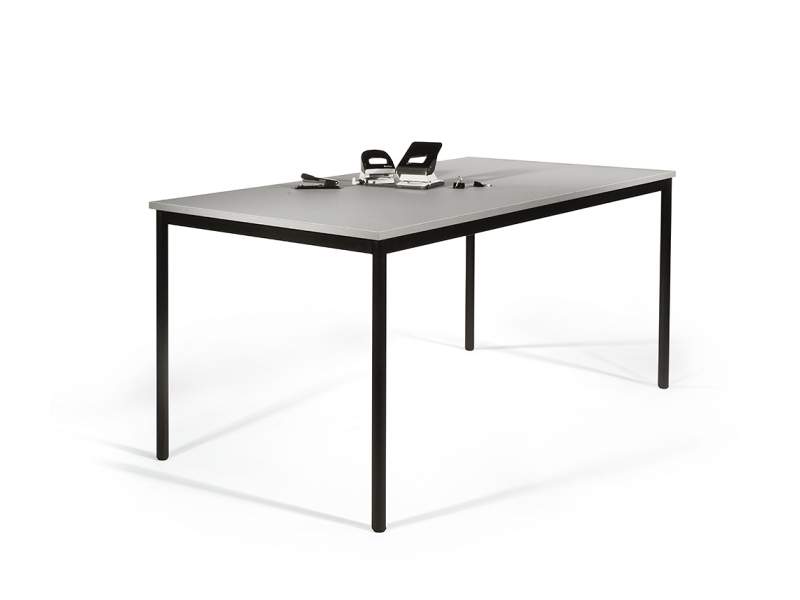 Schreibtisch modern kleine Schreibtische grau, KIM, Alpha Bürotisch