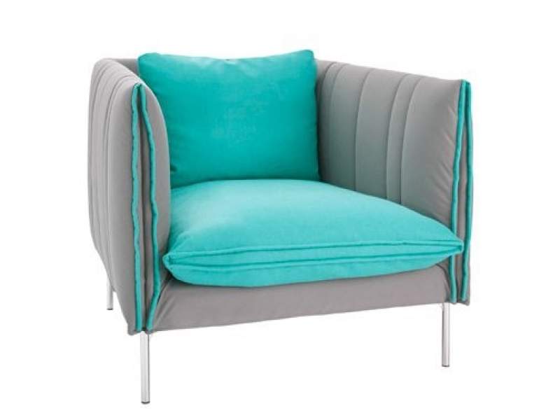 Loungesessel grau Büro Clubsessel türkis Design Loungemöbel, SMV Sitz- & Objektmöbel, FourtyTwo
