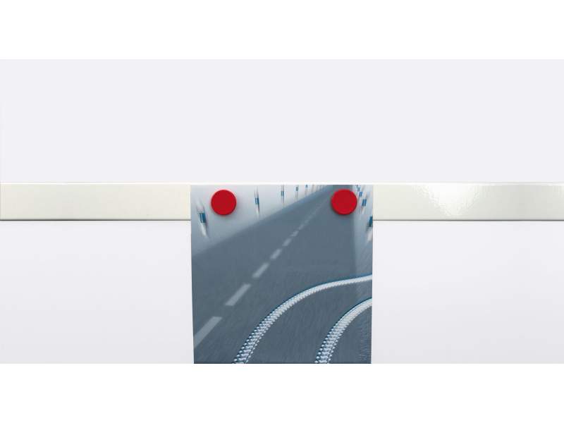 Bilderschienen, o+c system - adeco, Schiene für Magnete