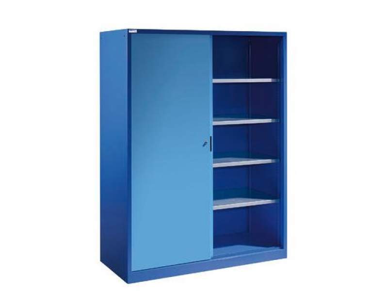 Aktenschrank, Thur Metall, Schiebetürschränke