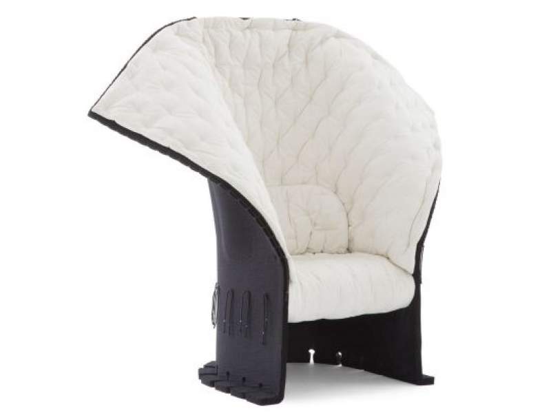 Clubsessel weiß Loungesessel Stoff Loungemöbel, Cassina, 357 FELTRI