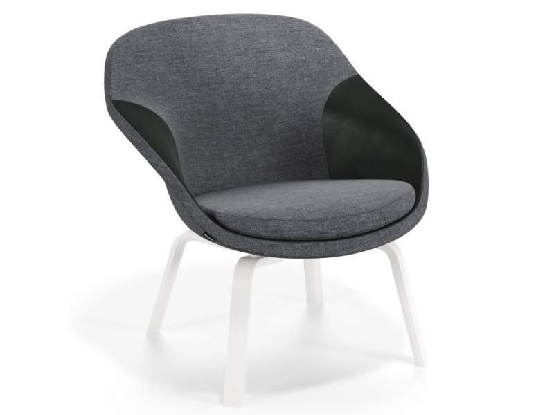 Loungsofa grau exklusive Design Loungemöbel Materia, Pax