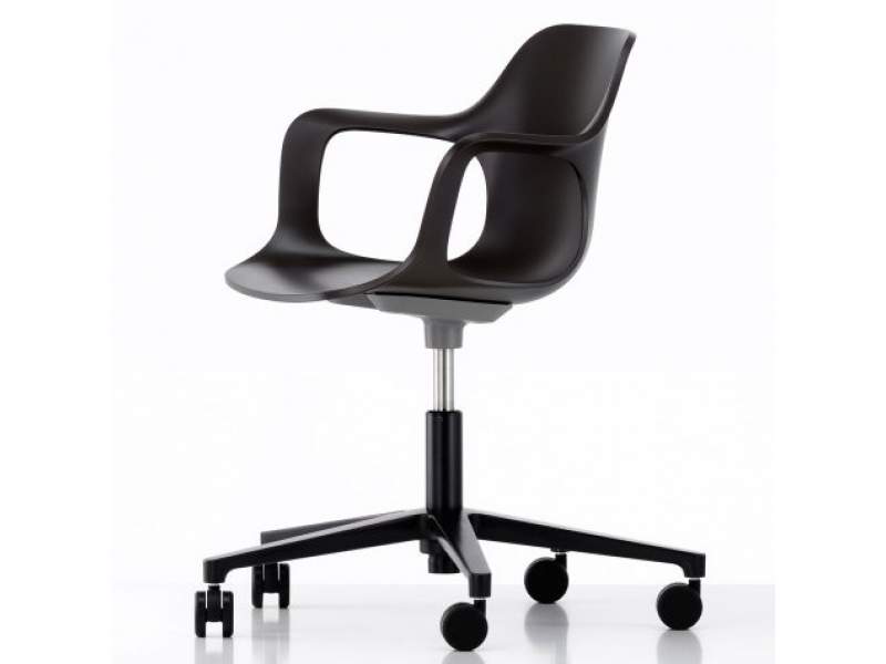 vitra Bürostuhl Schale schwarz Bürodrehstuhl, vitra, HAL Armchair Studio
