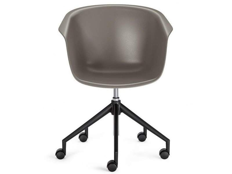 Bürostuhl grau Bürodrehstuhl Kunststoff Konferenzstuhl mit Rollen Konferenzstühle Sedus, on spot
mit German Design Award ausgezeichnet