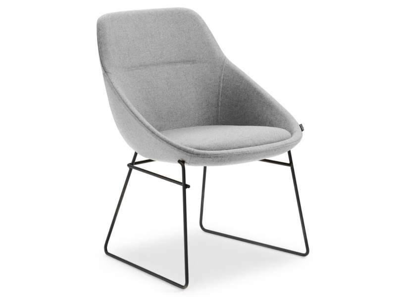 Besucherstuhl grau Sessel Konferenzstuhl Konferenzstühle, offecct, Ezy