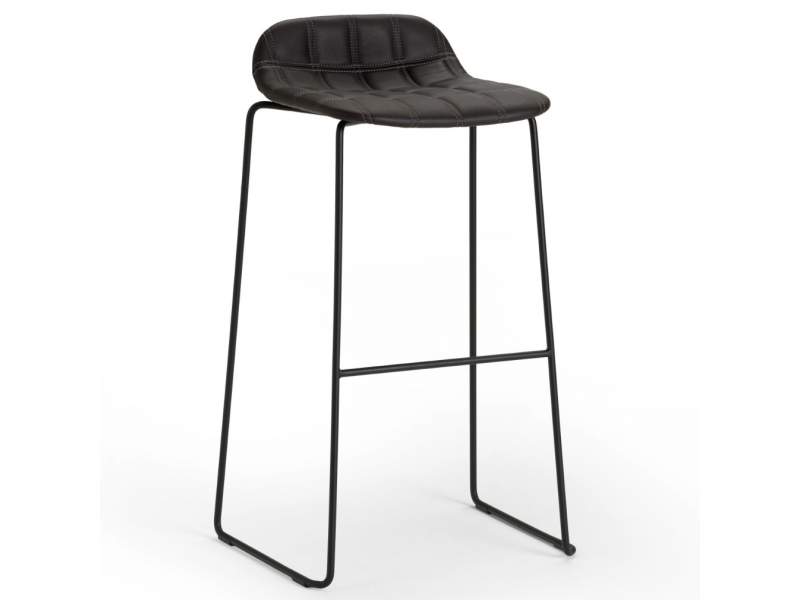 Barstuhl schwarz, offecct, Bop Barhocker