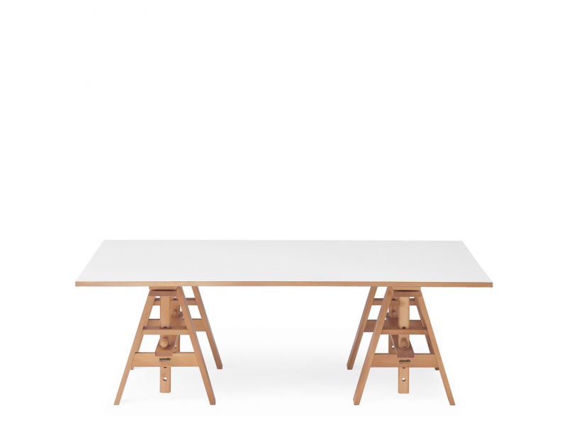 Weißer Schreibtisch Holz | moderne Büro Schreibtische weiße Tischplatte | weiße Büromöbel, Zanotta, Leonardo