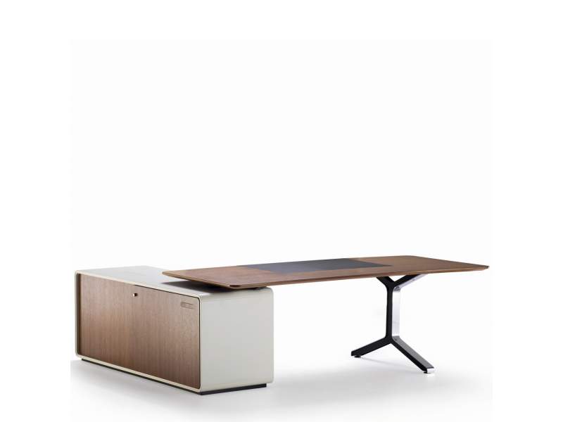 Chefschreibtisch Holz, Sideboard exklusiv, Holz, Direktionsmöbel SITAGINLINE EXCLUSIVE
