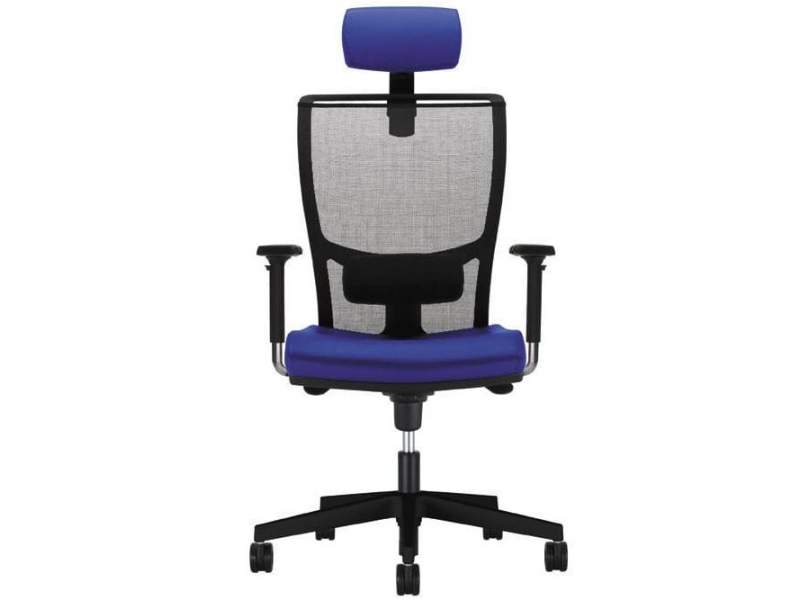 Bürostuhl Kopfstütze Bürodrehstuhl blau, Nowy Styl, Z-Body