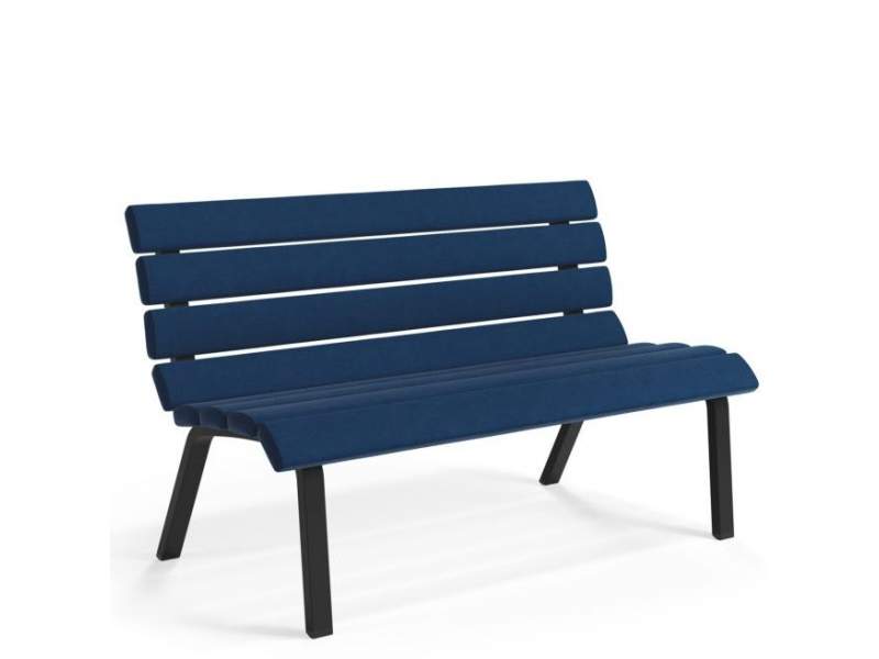 Sofa Lounge blau Traversenbänke, Materia, Park