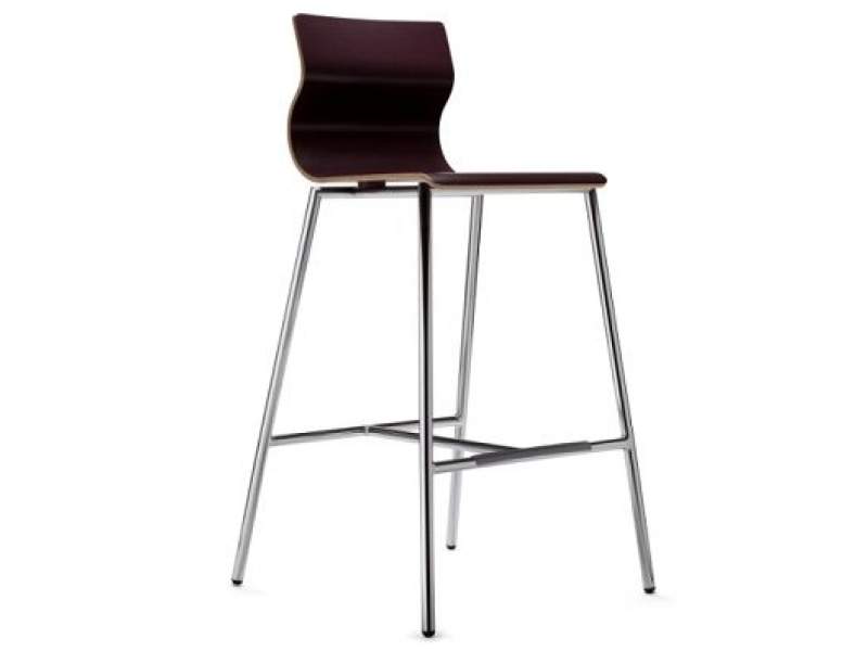Barhocker schwarz Barstuhl Nowy Styl Evora