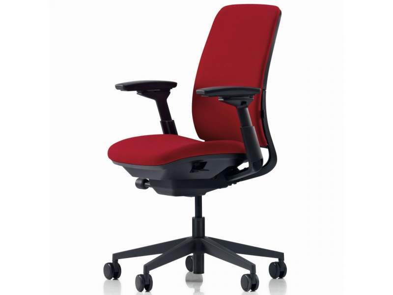 Bürostühle mit Armlehnen Schreibtischstühle rot, Steelcase, Amia