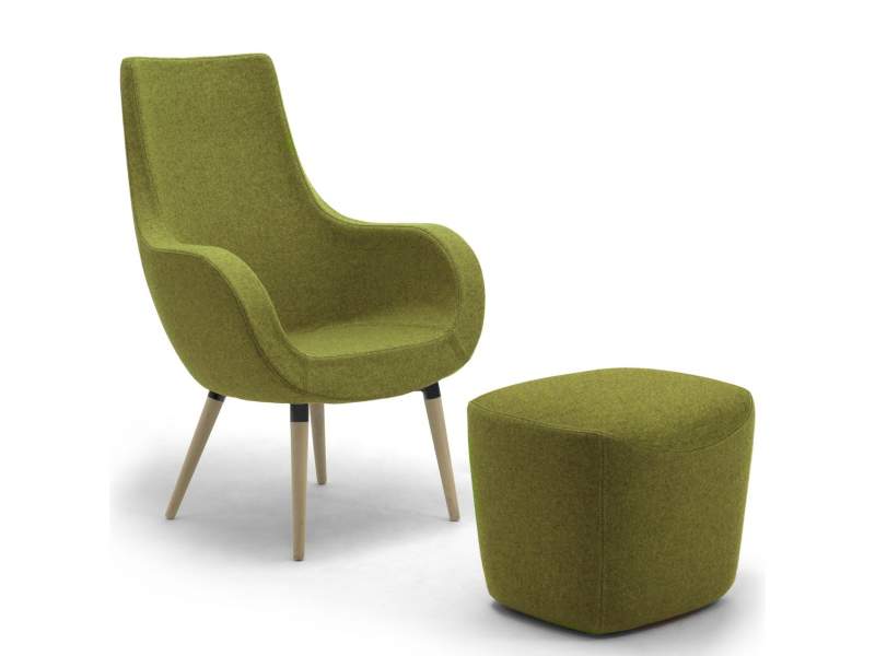 Lounge Sessel Stoff grün Sessel Büro Design , fm Büromöbel, Pirum